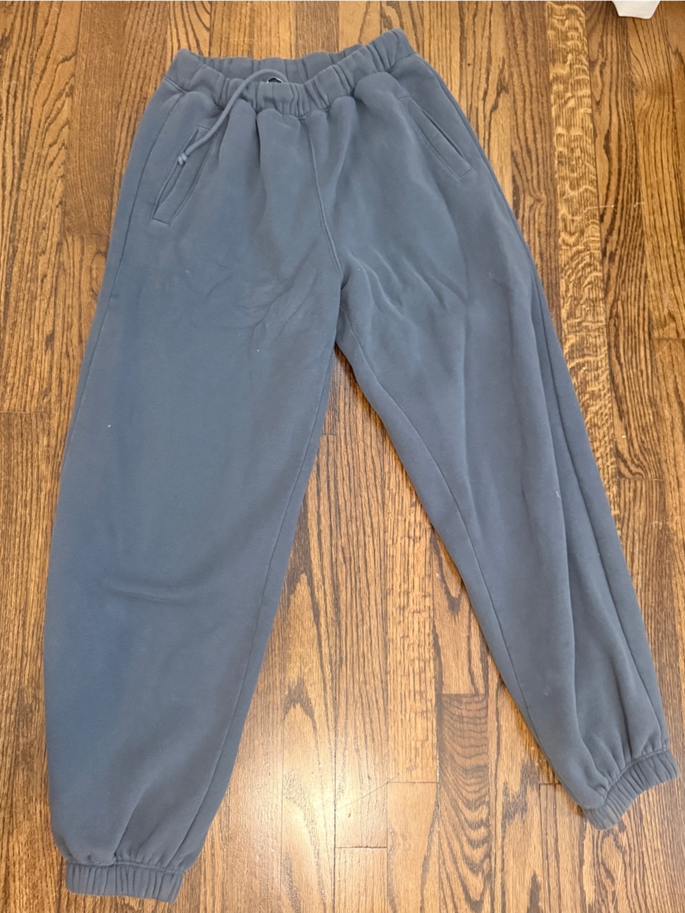 Abercrombie & Fitch Slate Gray Fleece Joggers